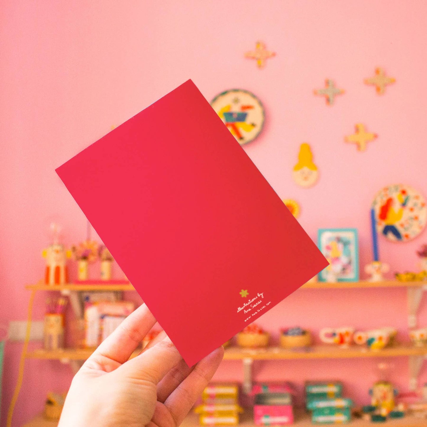 Sapin de Noël//Carte de vœux A6 - Ana Seixas