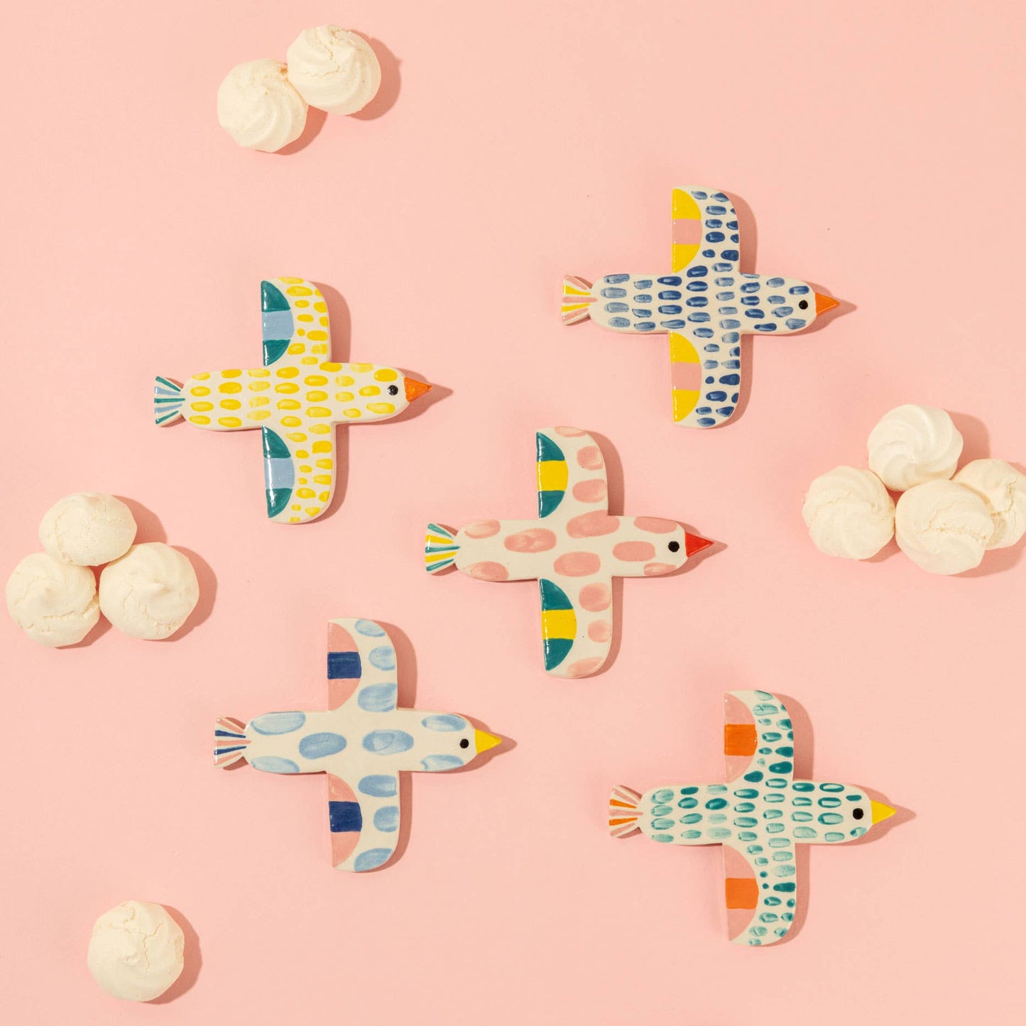 Oiseau Sarcelle / Suspension en Céramique - Ana Seixas