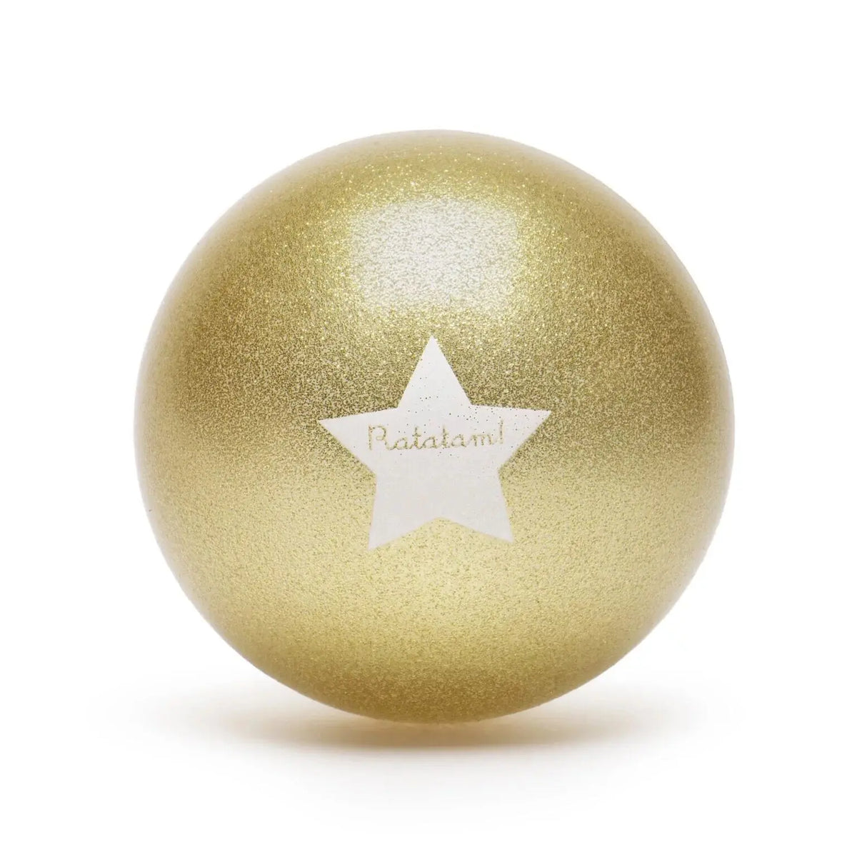 Ballon doré pailleté 15 cm - Ratatam
