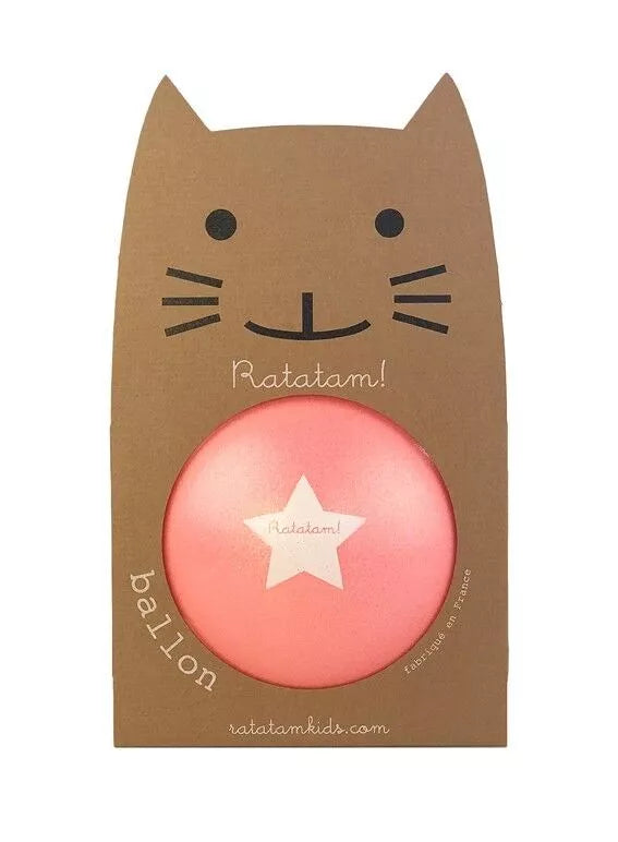 Ballon rose gamme summer 15 cm pailleté - Ratatam