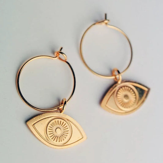 Boucles d'oreilles Créoles Barbara Eyes - Adorabili Paris