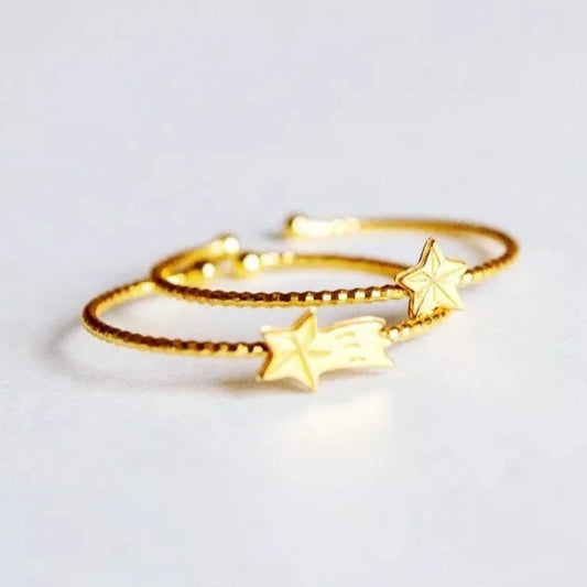 Duo de bagues enfant réglable Etoiles- Adorabili Paris