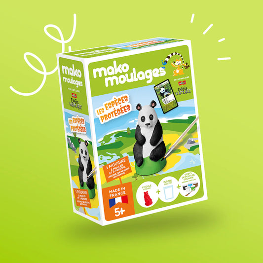 Moulages "Les Espèces protégées" PANDA 1 moules - MAKO