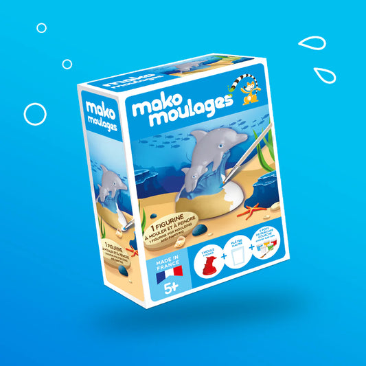 Moulages "Le dauphin et son bébé" 1 moule - MAKO