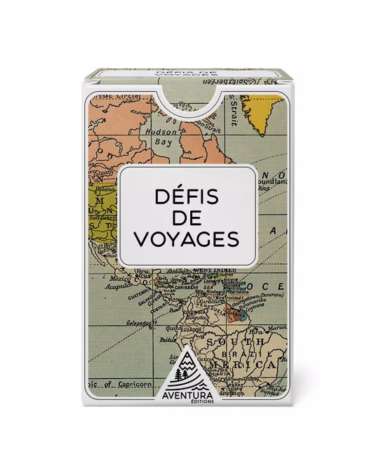 Jeu de cartes Défis de voyages - Aventura