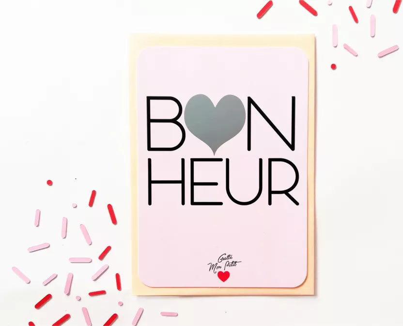 Carte à gratter "Bonheur" annonce grossesse - Pamela Loops