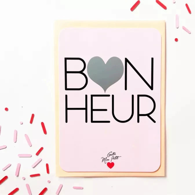 Carte à gratter "Bonheur" annonce grossesse - Pamela Loops