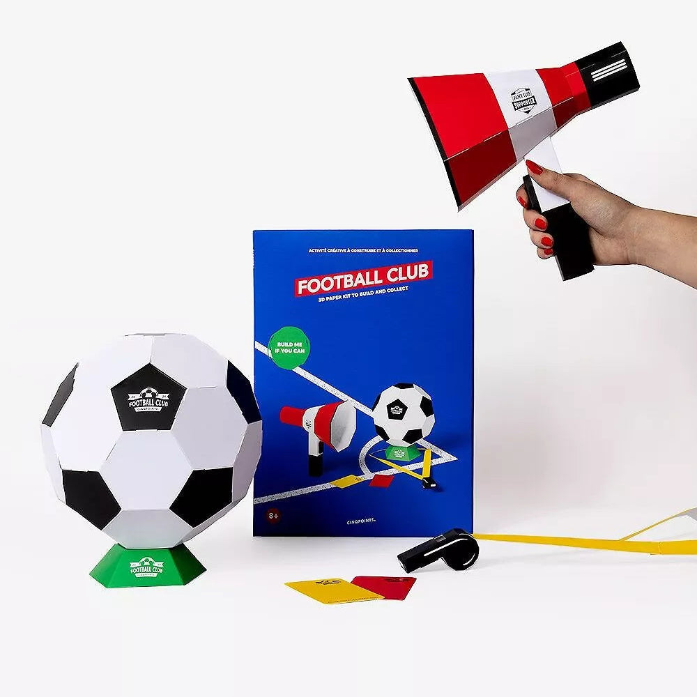 Maquette 3D en papier à personnaliser Football Cinqpoints