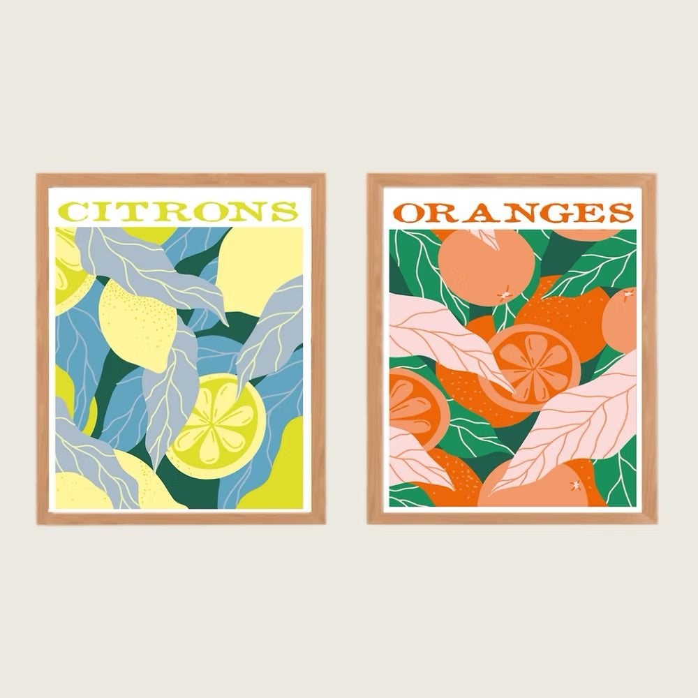 Set peinture Les agrumes- Salut Irène