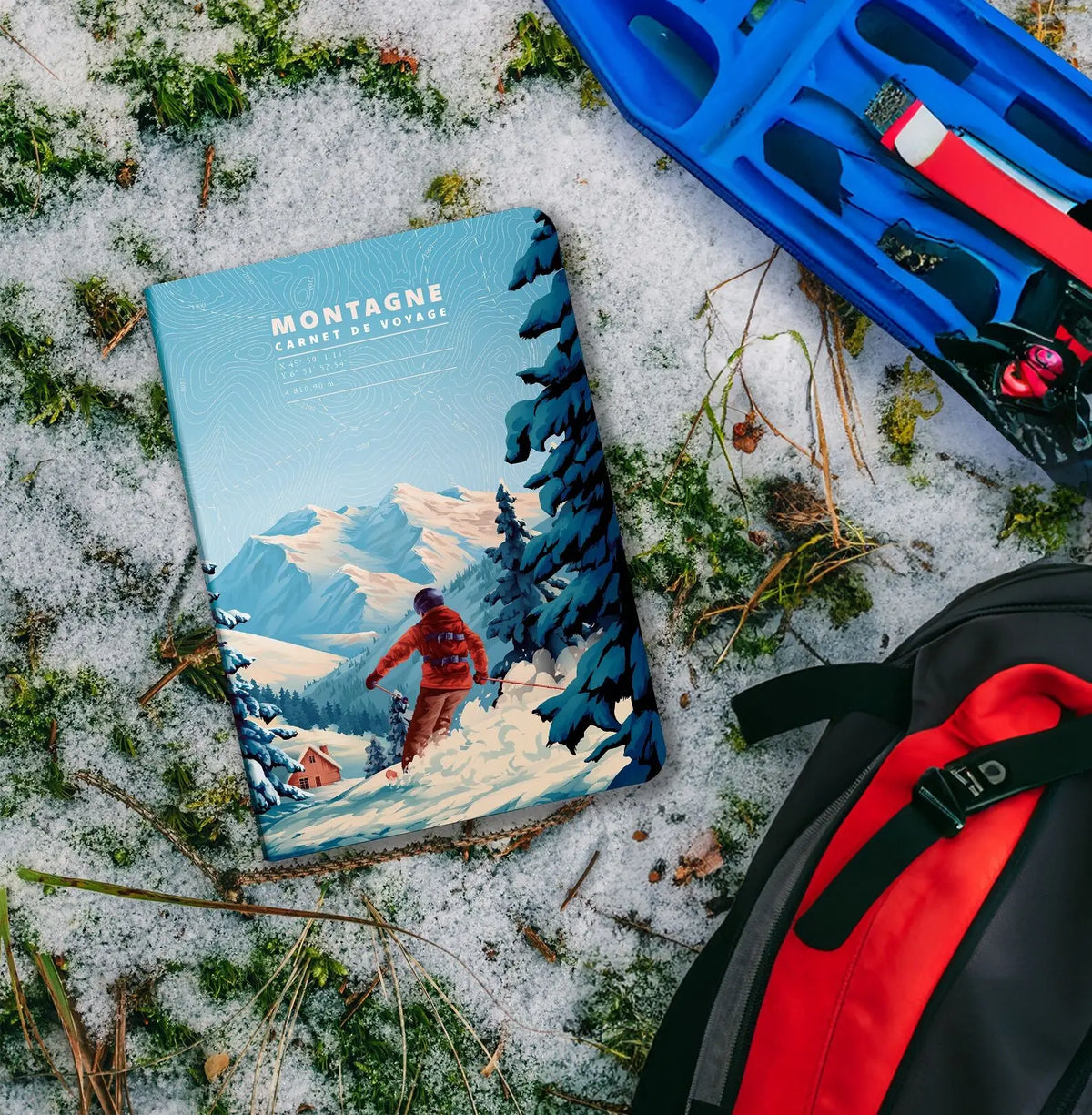 Carnet "Montagne, Hiver" - Aventura