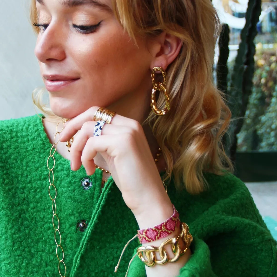 Bracelet XL chaine - Bazou