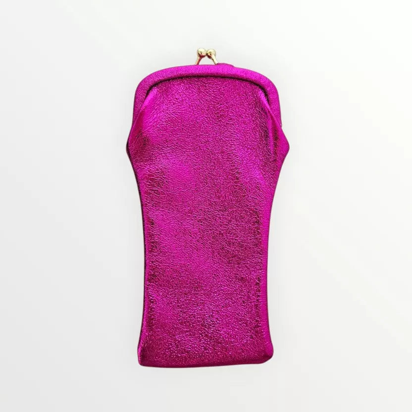 Etui à lunettes en cuir style rétro - Royal Marais