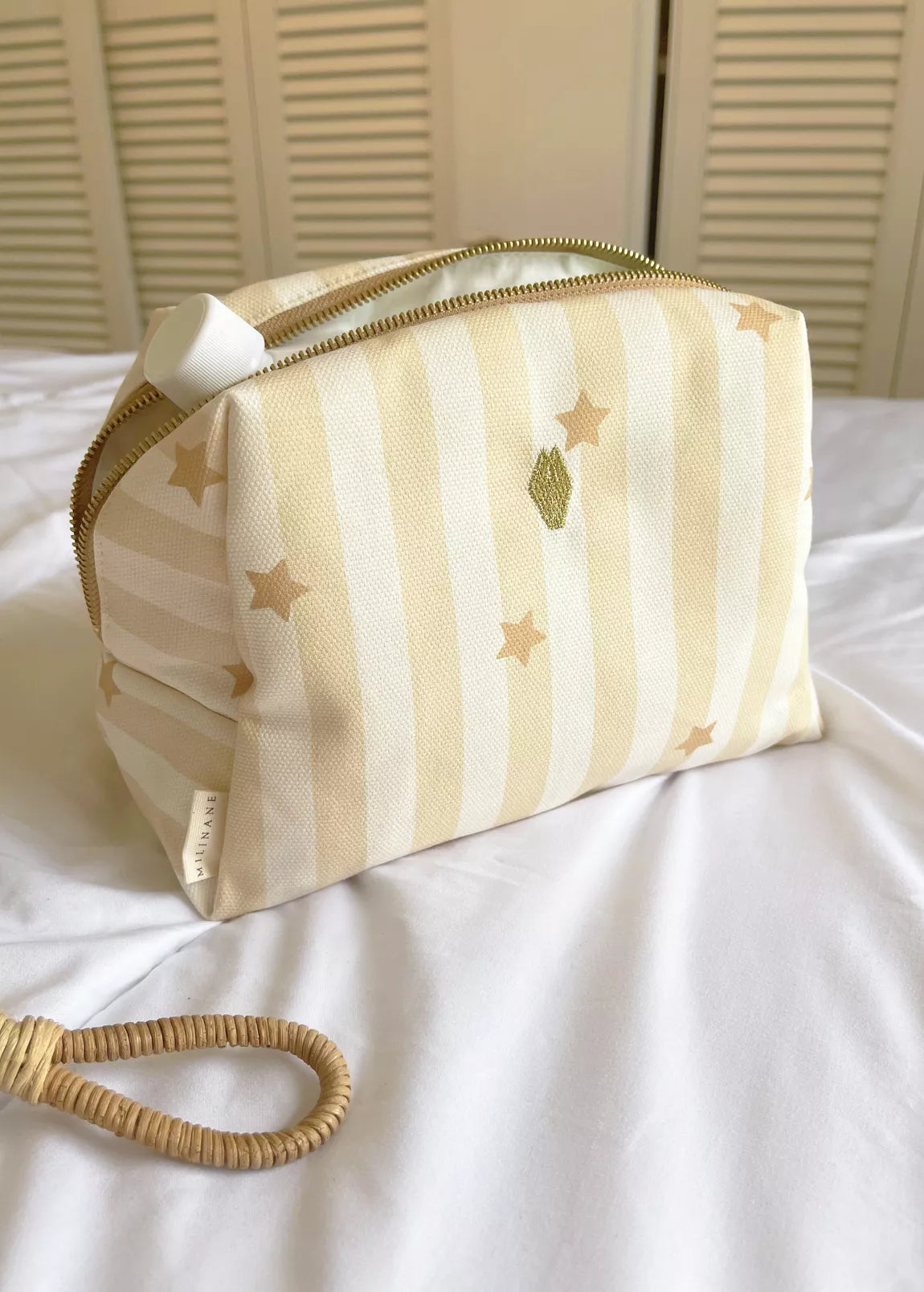 Trousse de toilette pop corn - JADE - Milinane