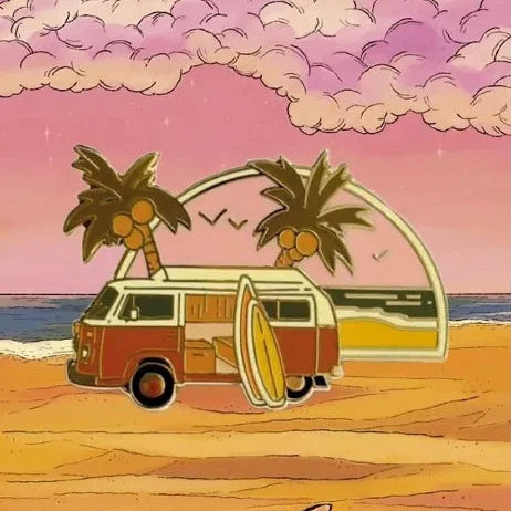Pin’s Van plage - Aventura