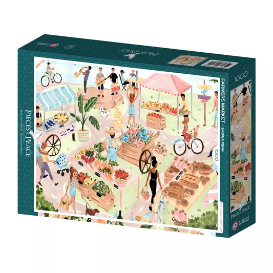 Puzzle 1000p Marché Fermier - Pieces and Peace