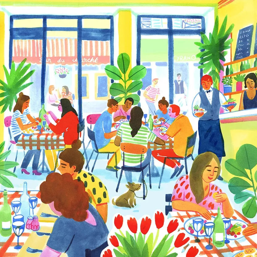 Puzzle 1000p Bistrot - Pieces and Peace