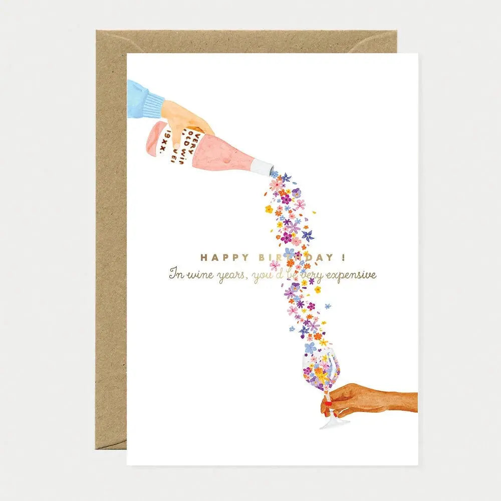 Carte "Happy Birthday, wine edition" - All the ways to say