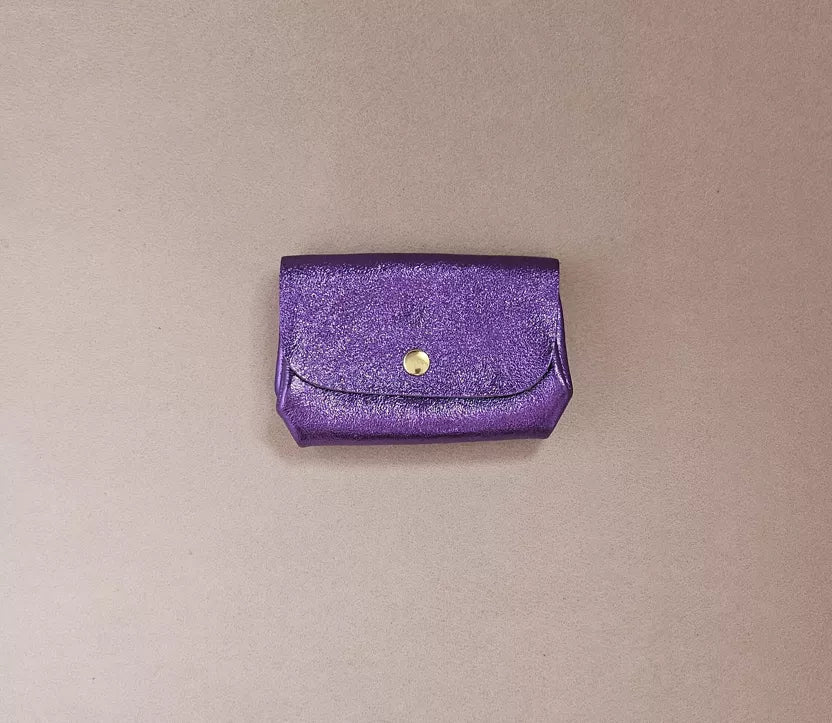 Porte monnaie cuir triple poches - Royal Marais