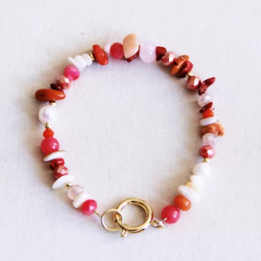 Bracelet de perles mélangées - Bazou