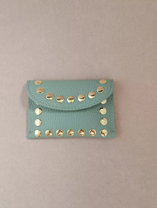 Porte-carte cuir clouté Rock S - Royal Marais