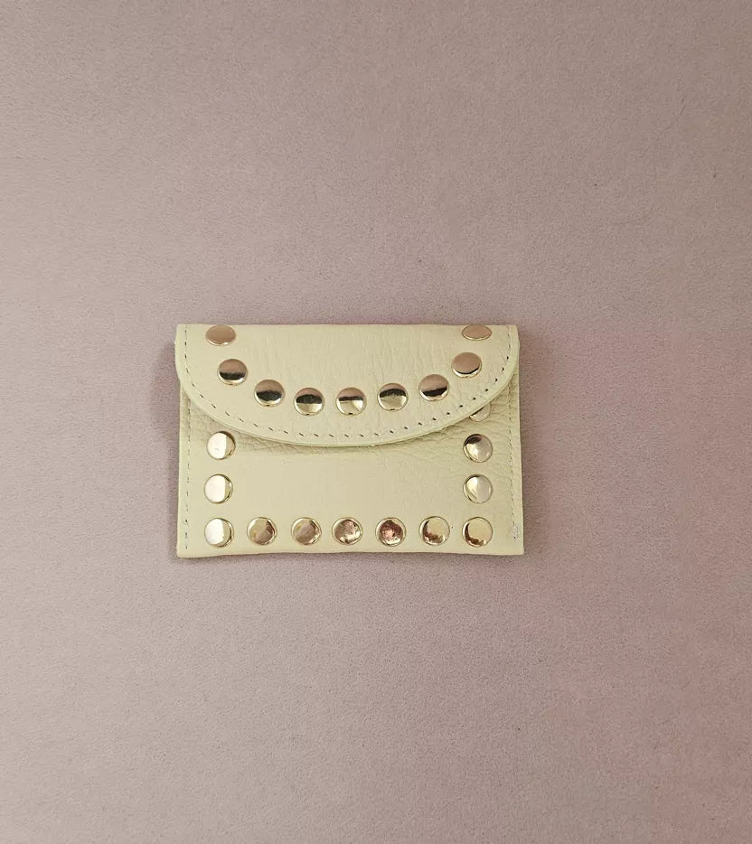 Porte-carte cuir clouté Rock S - Royal Marais