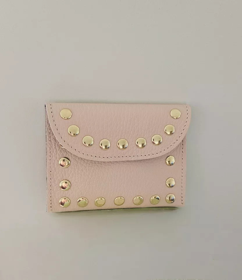 Porte-carte cuir clouté Rock M - Royal Marais