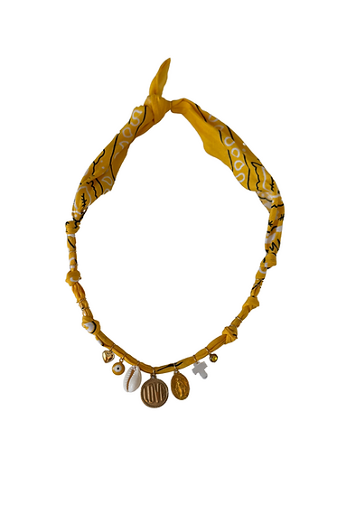 Collier jaune Santa Giulia love mangue - Badhnati