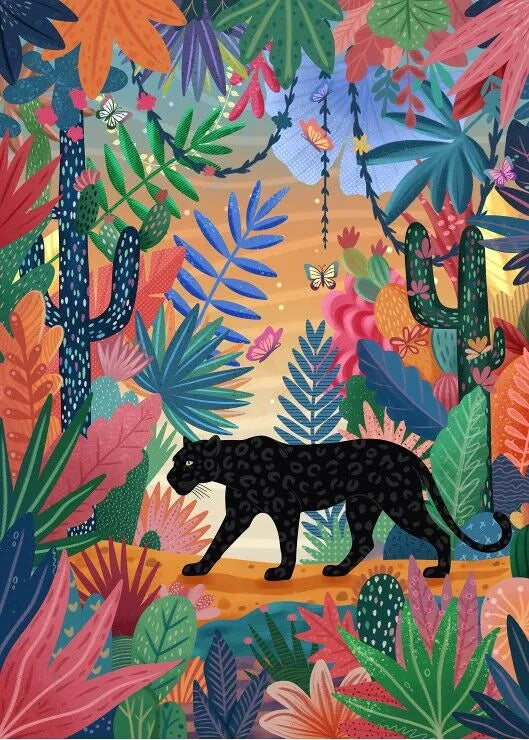 Puzzle 500 pièces "Jungle" - PIECES & PEACE