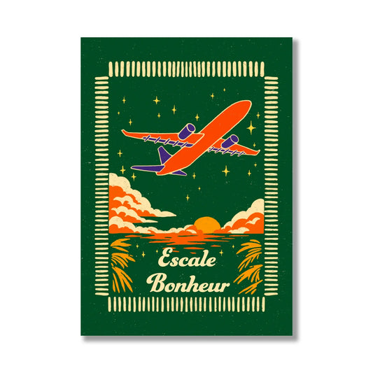 Carte Escale Bonheur - Aventura