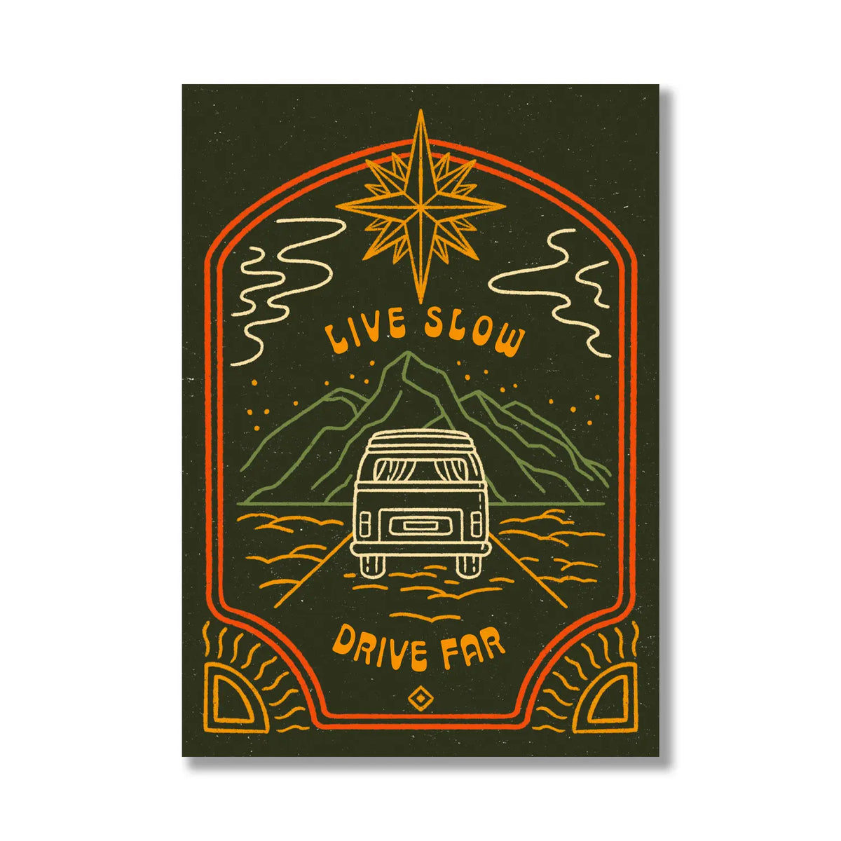 Carte Live Slow Drive Far - Aventura