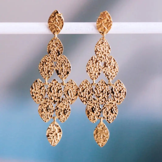 Boucle d'oreille « forme de diamant » – Bazou