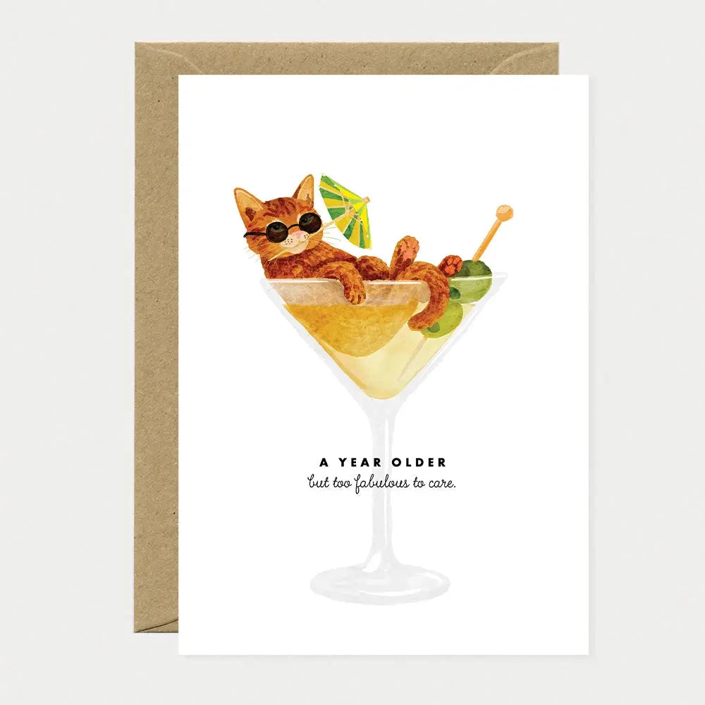 Carte "Too Fabulous To Care" - All the ways to say