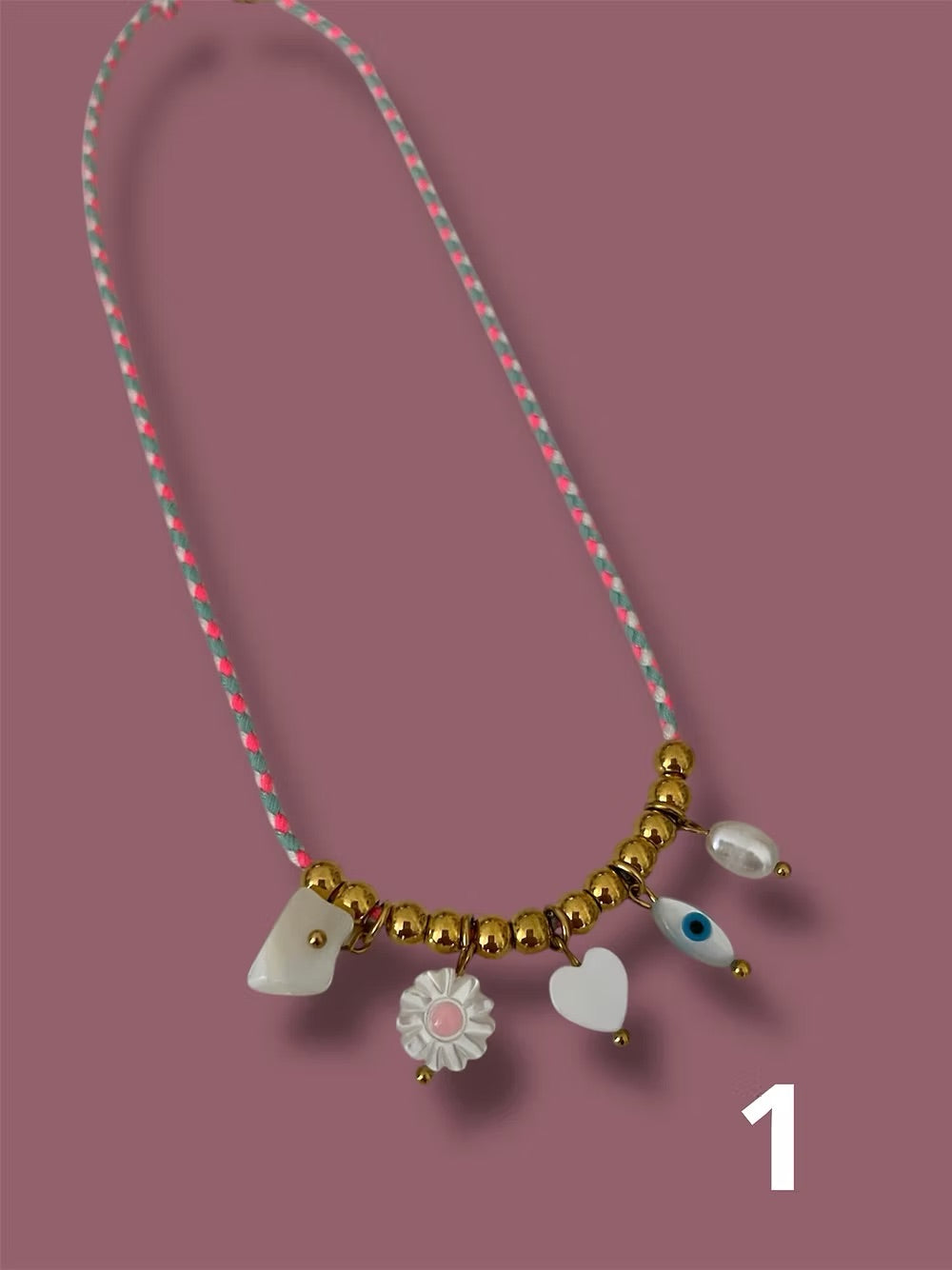 collier cordon tresse atelier bijoux made in France femme été coloré