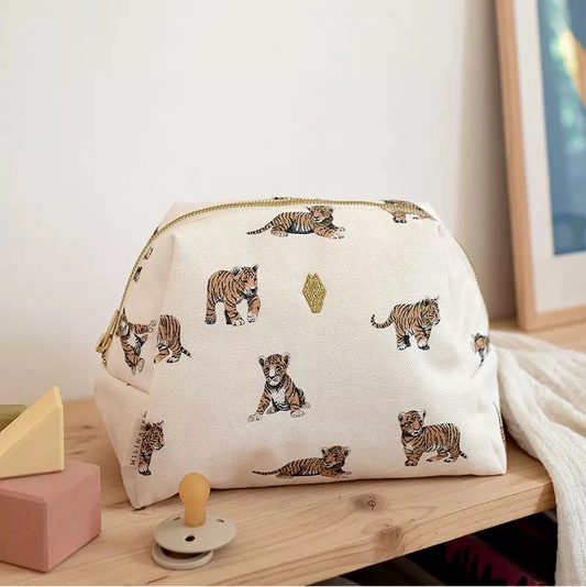 Trousse de toilette Tigre - JADE - Milinane
