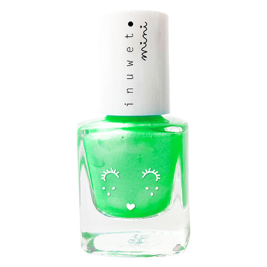 VERNIS À L'EAU NEON VERT FLUO * PARFUM PASTEQUE - INUWET