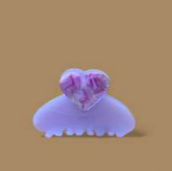Pince coeur Lilas - Agathe and coco