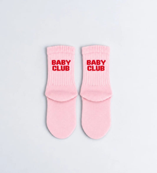 Chaussettes "Baby Club" rose - NBDC
