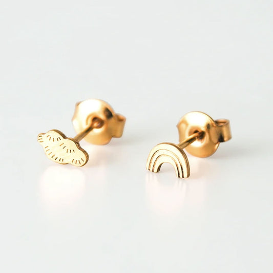 Boucles d'oreilles Arc-en-ciel / Nuage - Adorabili Paris