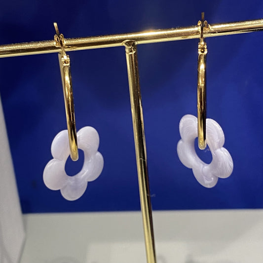 Boucles d'oreilles Horty Lila - Atelier Marpo