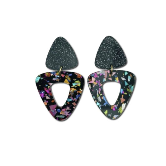 Boucles d'oreilles Gisèle Noir - Studio Annette