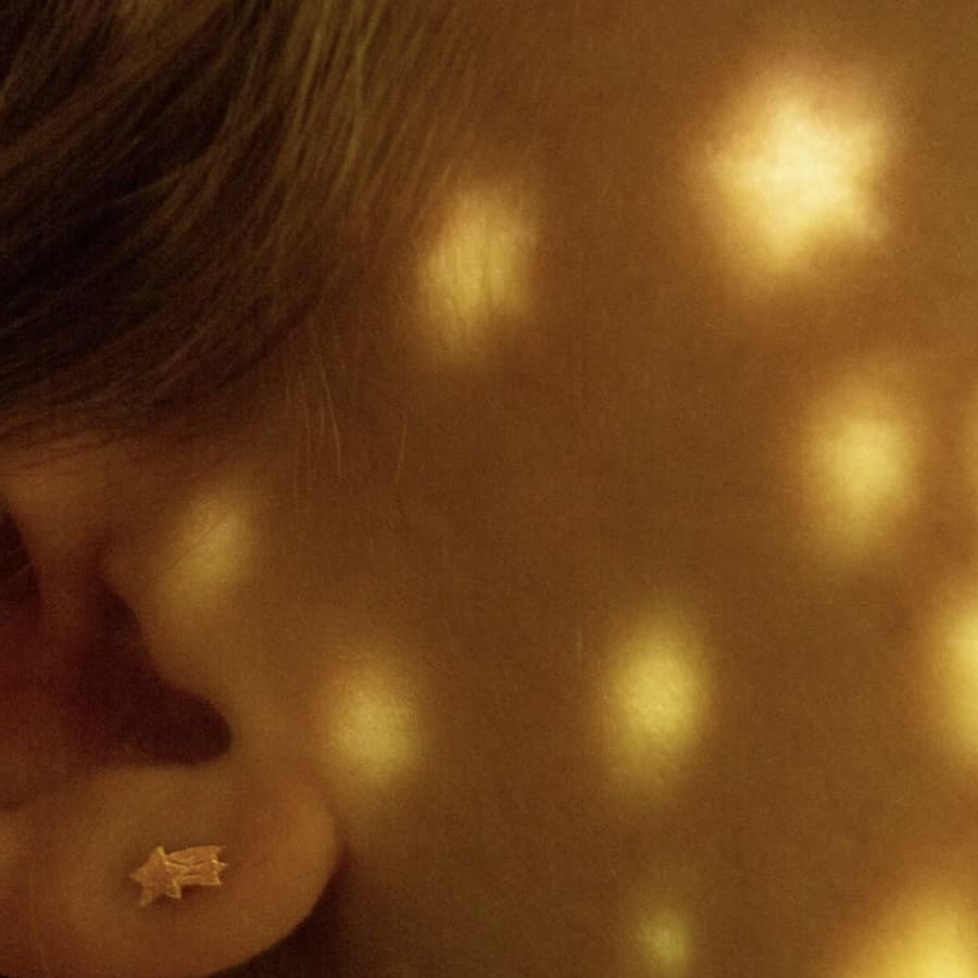 Boucles d'oreilles Lune / Etoile filante - Adorabili Paris