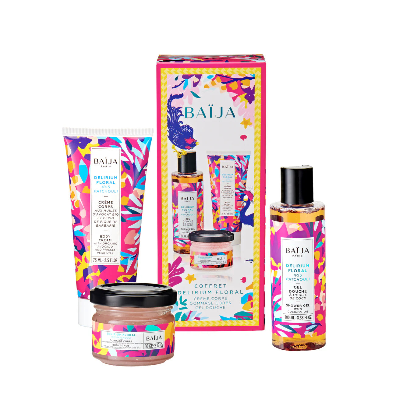 Coffret Soin du corps Delirium Floral - Baïja