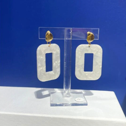 Boucles d'oreilles LOU Ivoire - Atelier Marpo