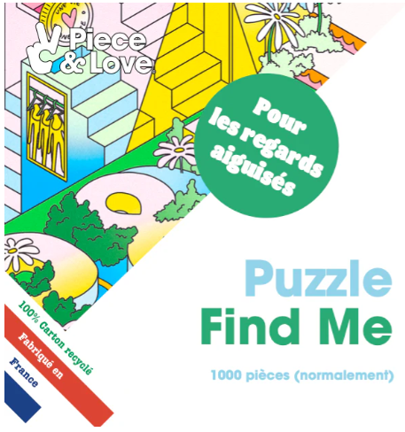 Puzzle 1000 pièces - Find Me - Piece & Peace