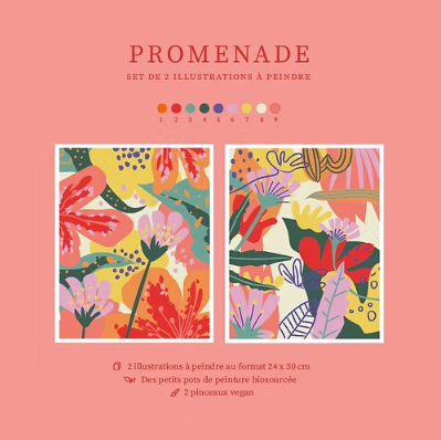 Set peinture Promenade- Salut Irène