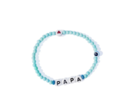Bracelet bleu ciel Hommes Papa - Nos Petites Babioles