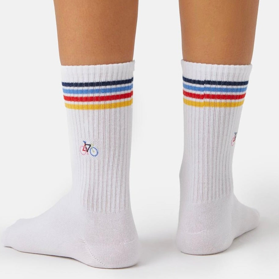 Chaussettes Natural vibes Colorful bike