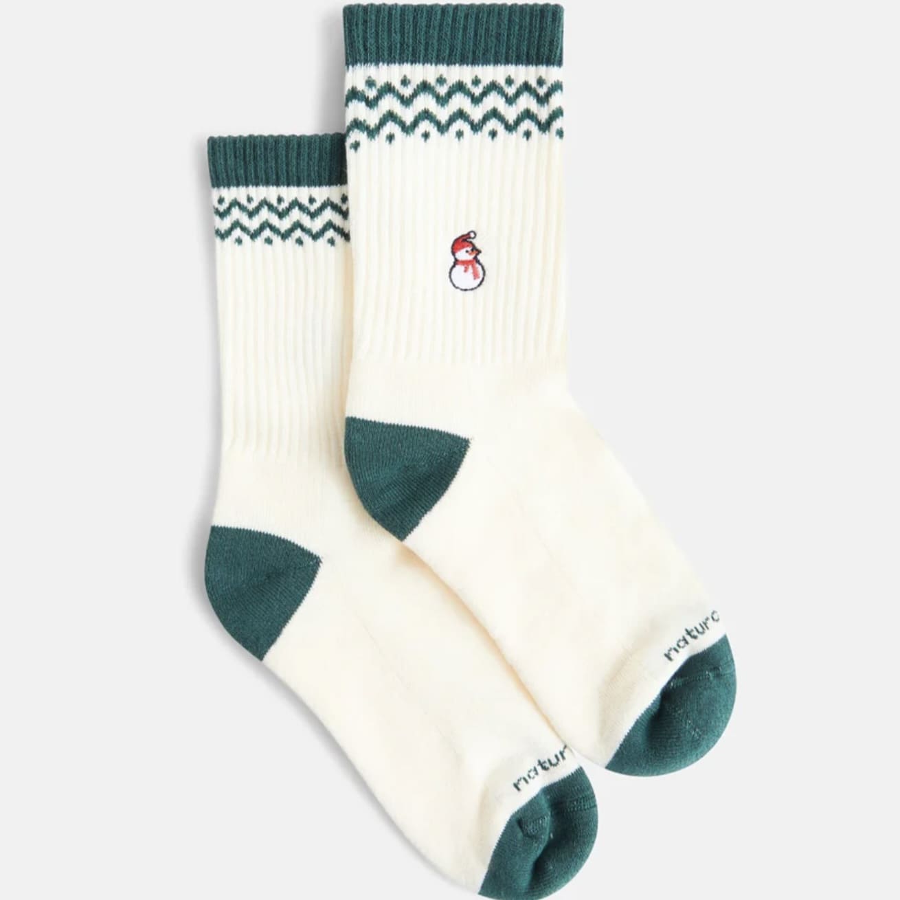 Chaussettes Jingle Joy Noël coffret cadeau (2 pièces) - Natural Vibes