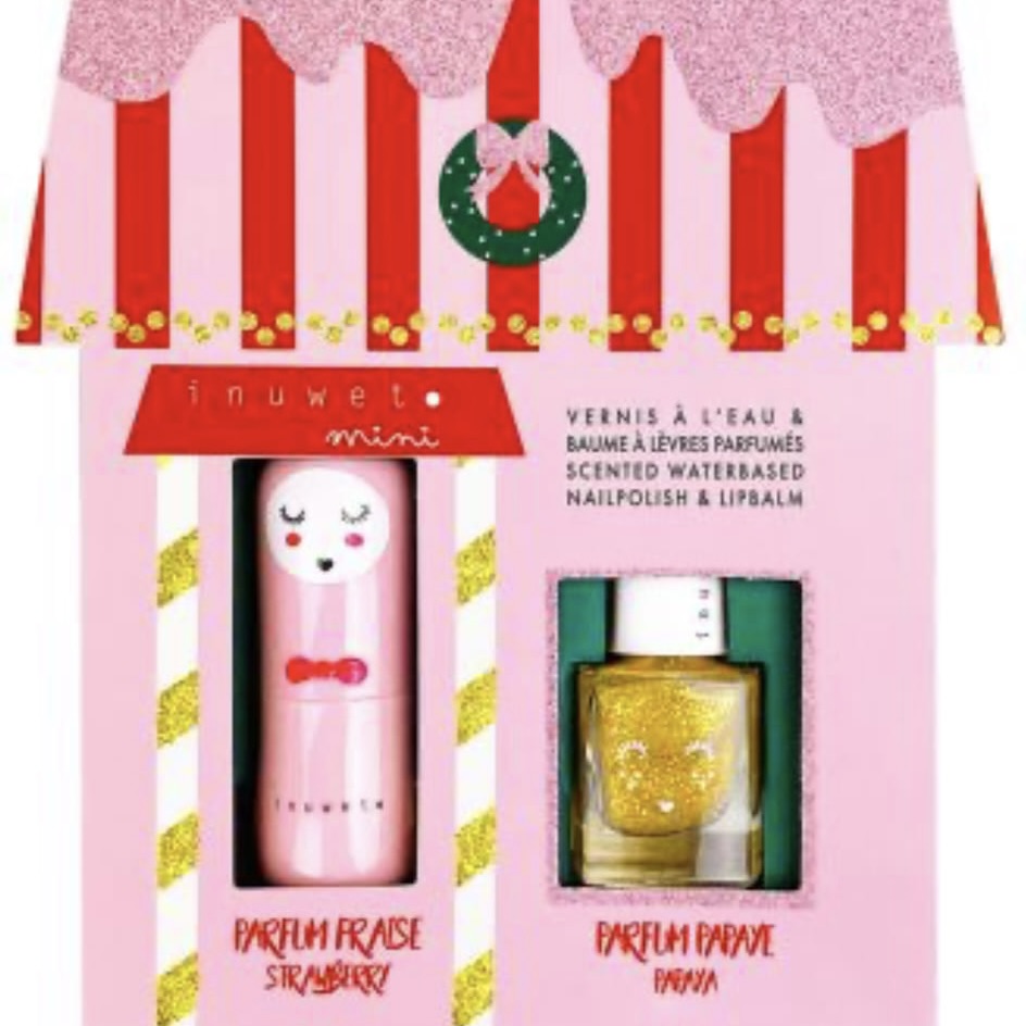 Maison Juliette Coffret duo baume fraise & vernis papaye - INUWET