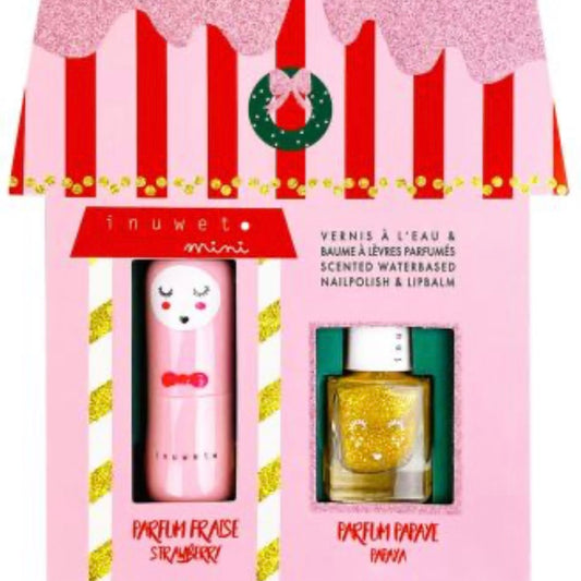 Maison Juliette Coffret duo baume fraise & vernis papaye - INUWET